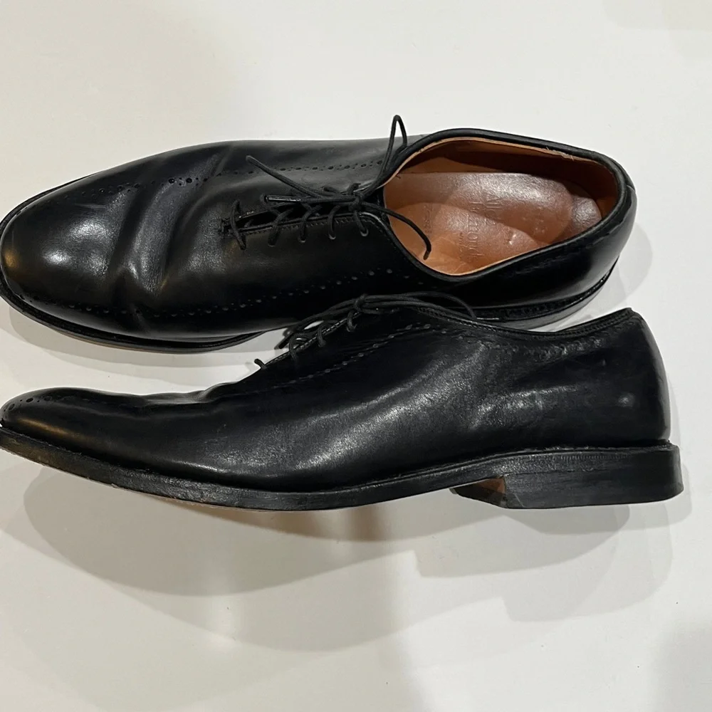 Allen Edmonds Black Leather Hastings Oxfords‎ Sz.